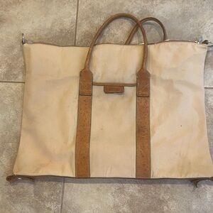 MICHAEL Michael Kors Canvas/Leather Shoulder Bag